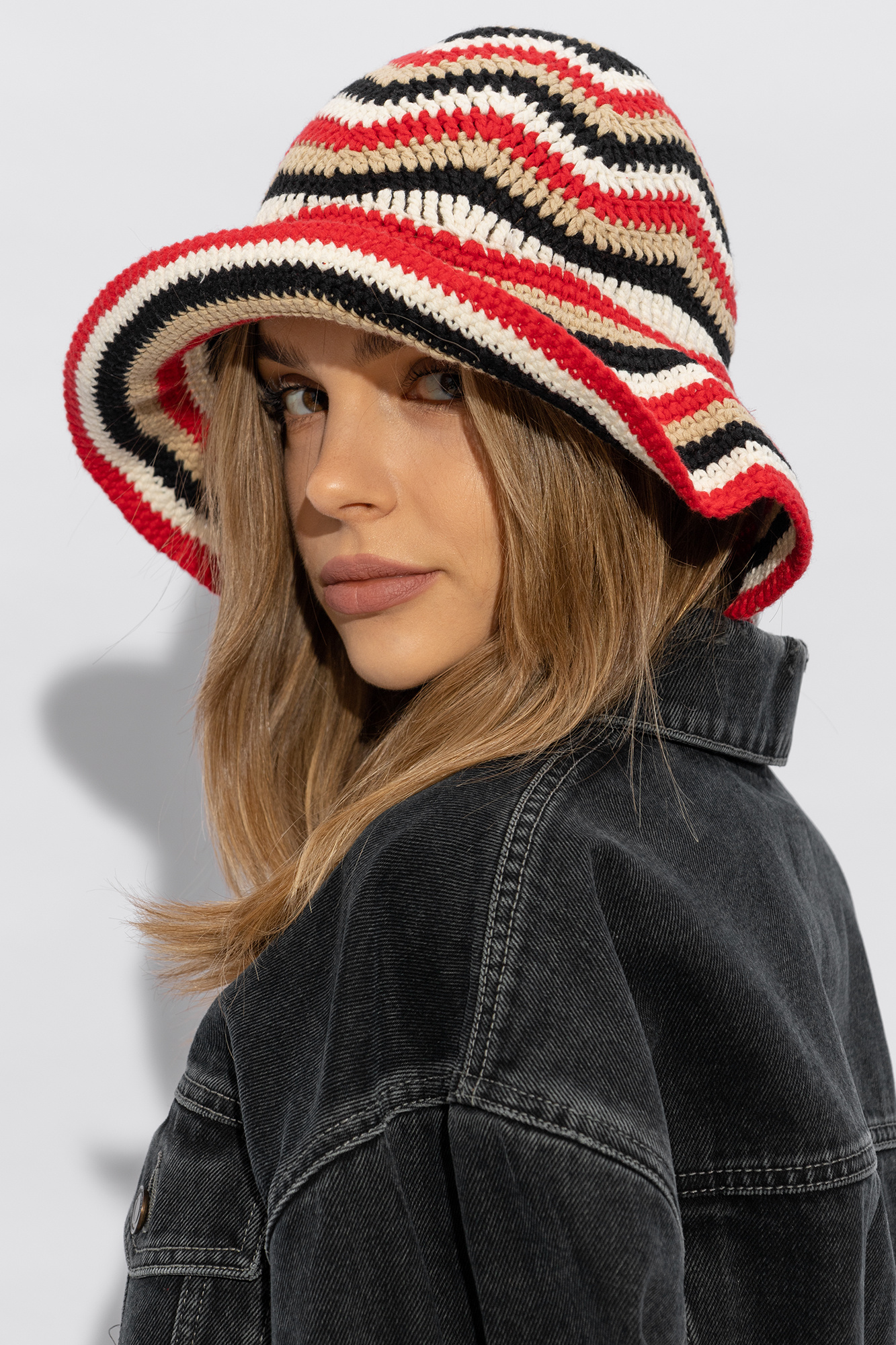 Ganni Crochet shops Bucket Hat